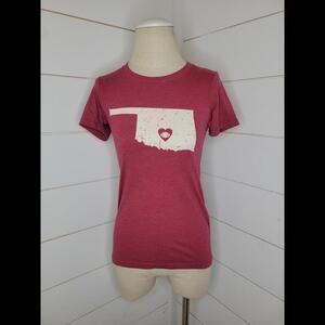 OU Oklahoma University Sooners small women's girlie tee shirt